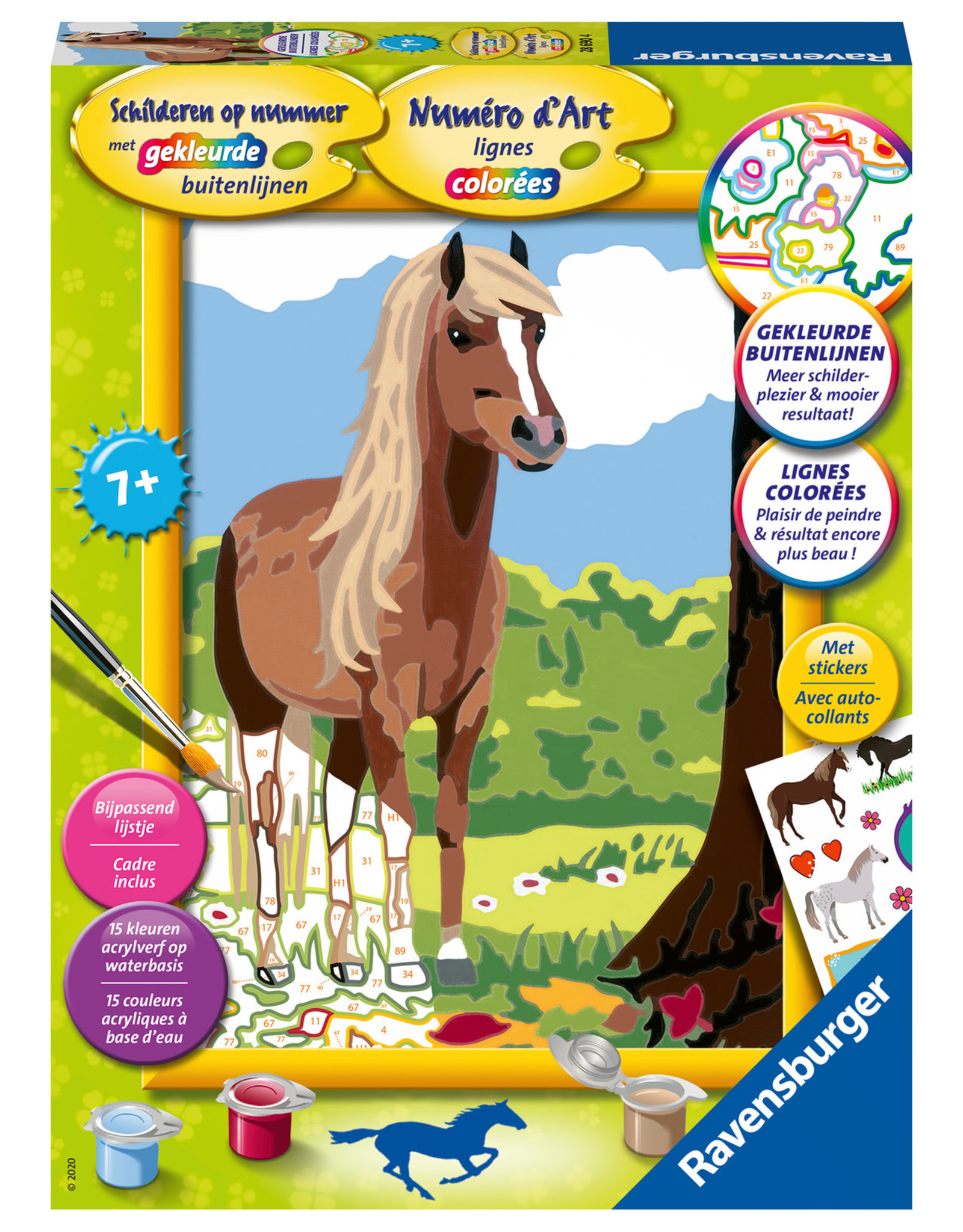 Ravensburger Schilderen op Nummer 286904  Paard