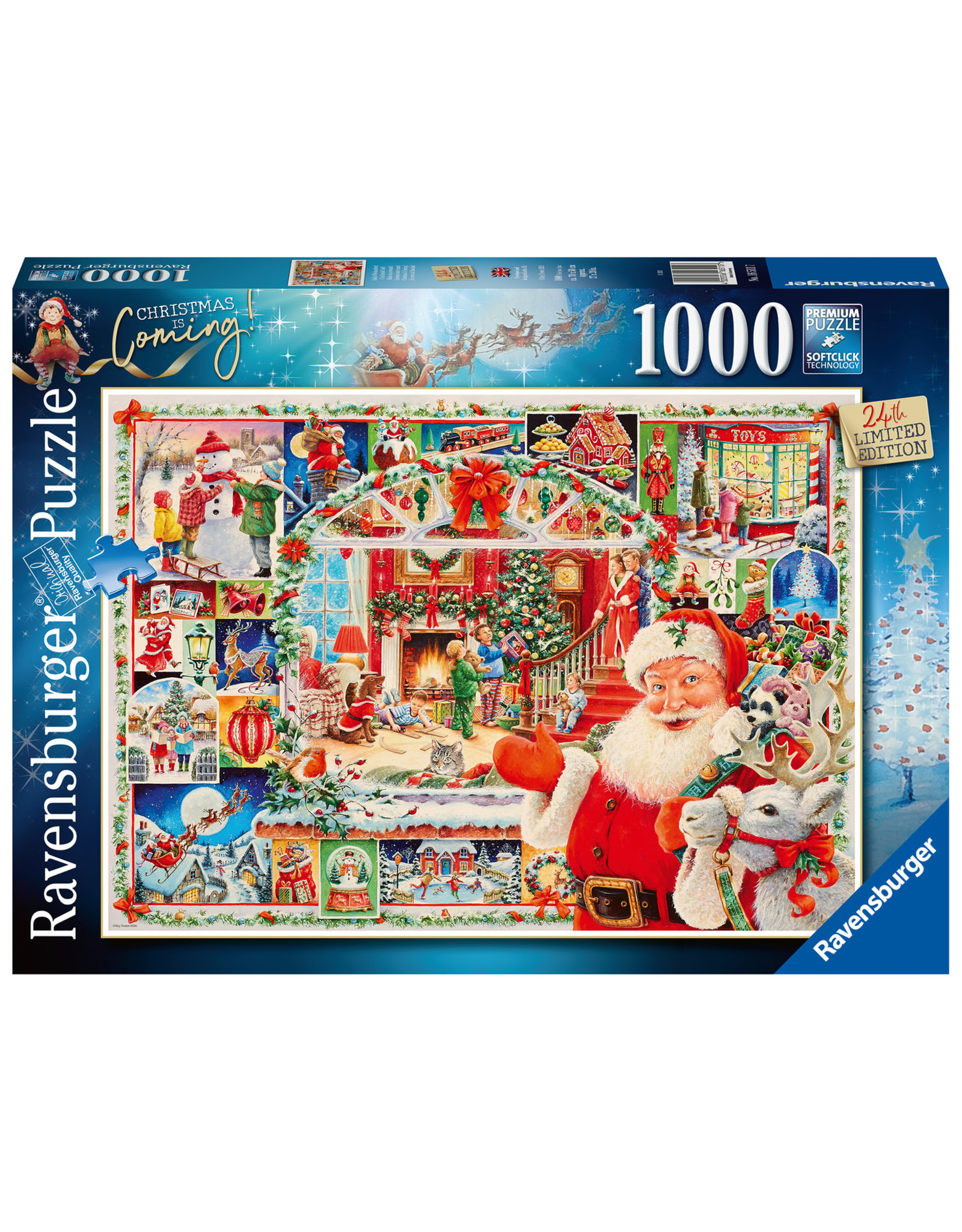 Ravensburger Ravensburger puzzel Christmas is coming! 1000 stukjes