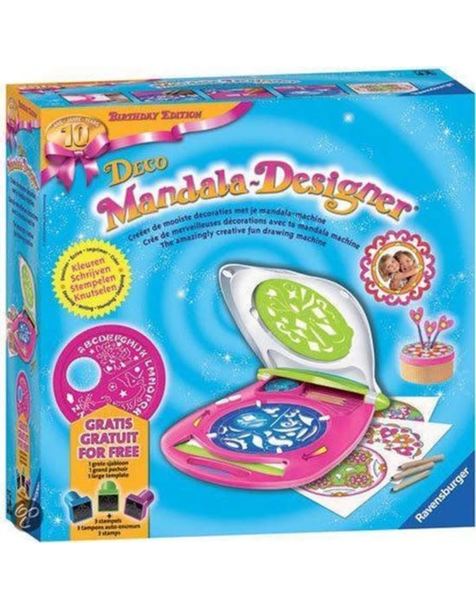 Ravensburger Ravensburger Deco Mandala Designer Birthday Edition - 10e verjaardag