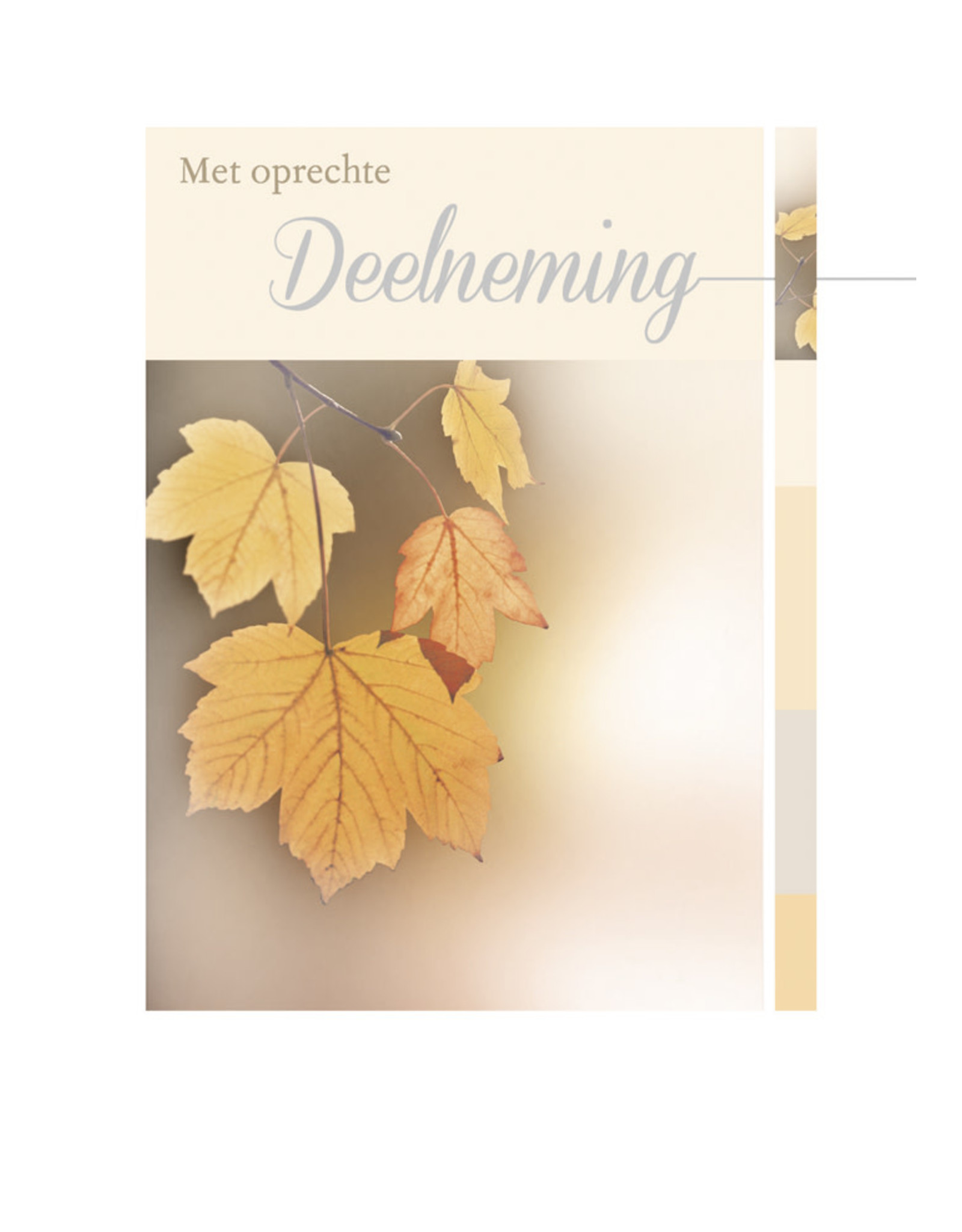 Paperclipcards Condoléances  Oprechte Deelneming