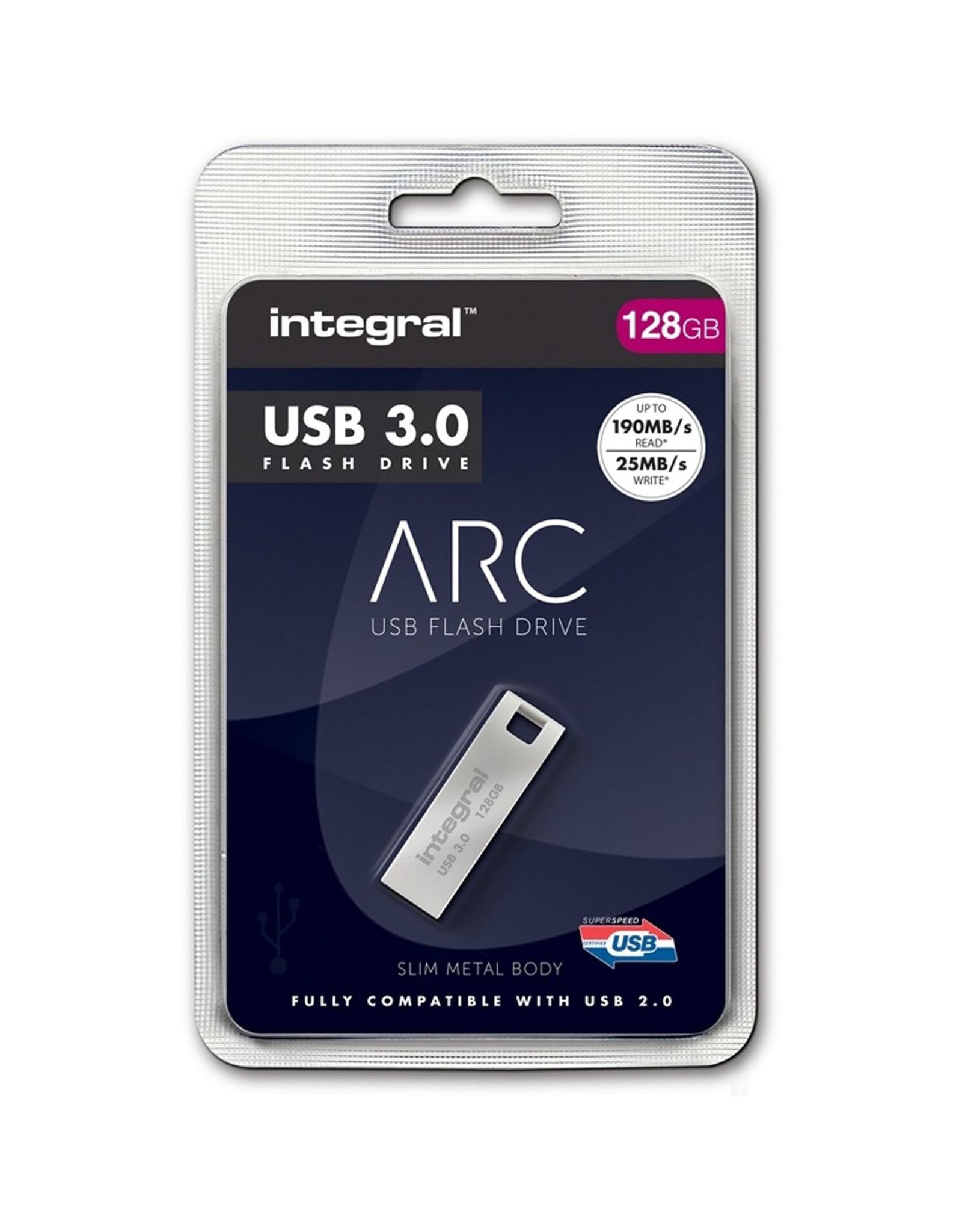 Integral Integral USB-pen ARC metaal 3.0  128GB