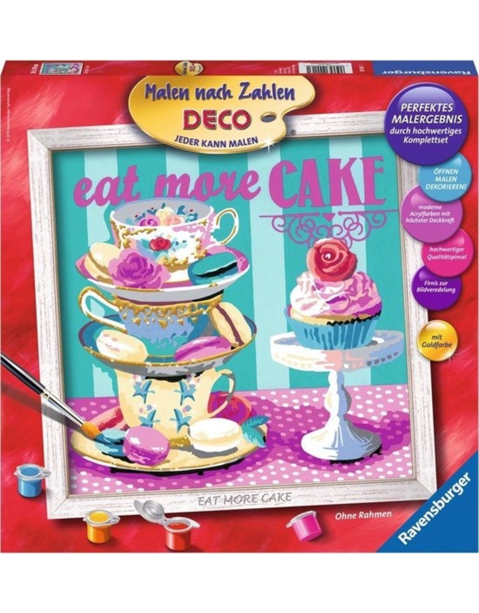 Ravensburger Schilderen op Nummer 290161 Eat More Cake