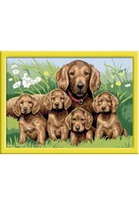 Ravensburger Schilderen op Nummer 284290 Hondenfamilie