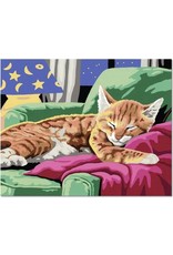 Ravensburger Schilderen op Nummer 284252 Welterusten Katje Ravensburger Schilderen op Nummer 284252 Welterusten Katje