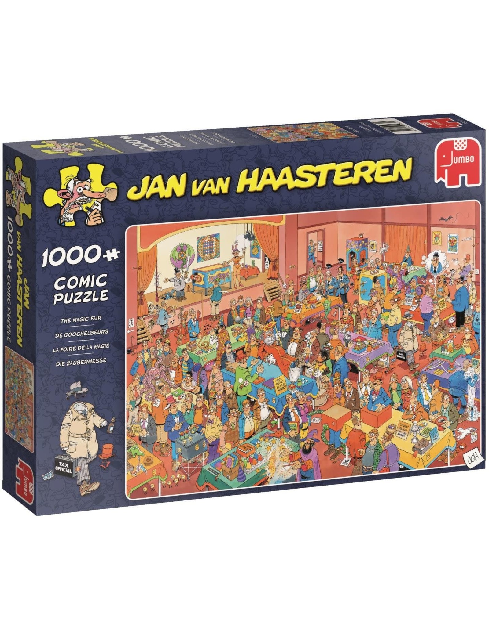 Jumbo Jumbo puzzel Jan van Haasteren 19072 De Goochelbeurs 1000 stukjes