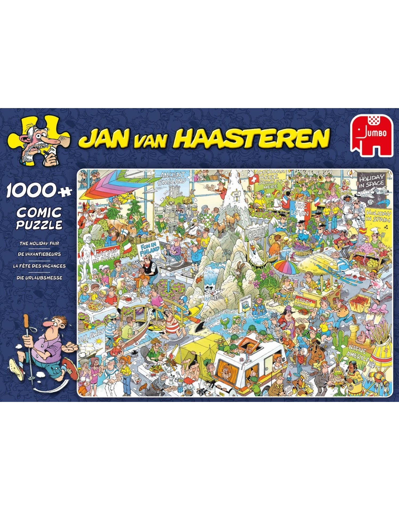 Jumbo Jumbo puzzel Jan van Haasteren  19051 De Vakantiebeurs  1000   stukjes