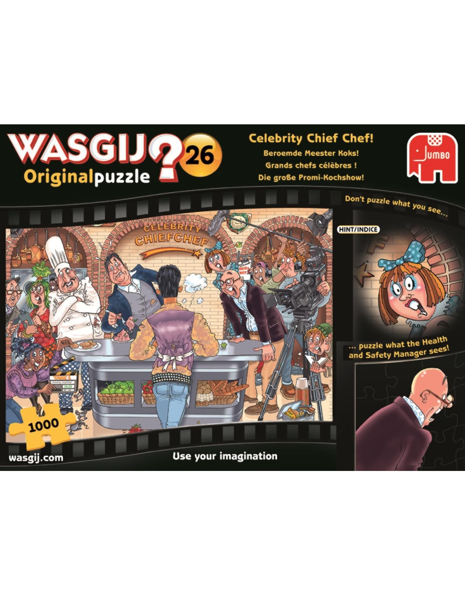 Jumbo Jumbo puzzel Wasgij?2  Meester Koks  1000 stukjes