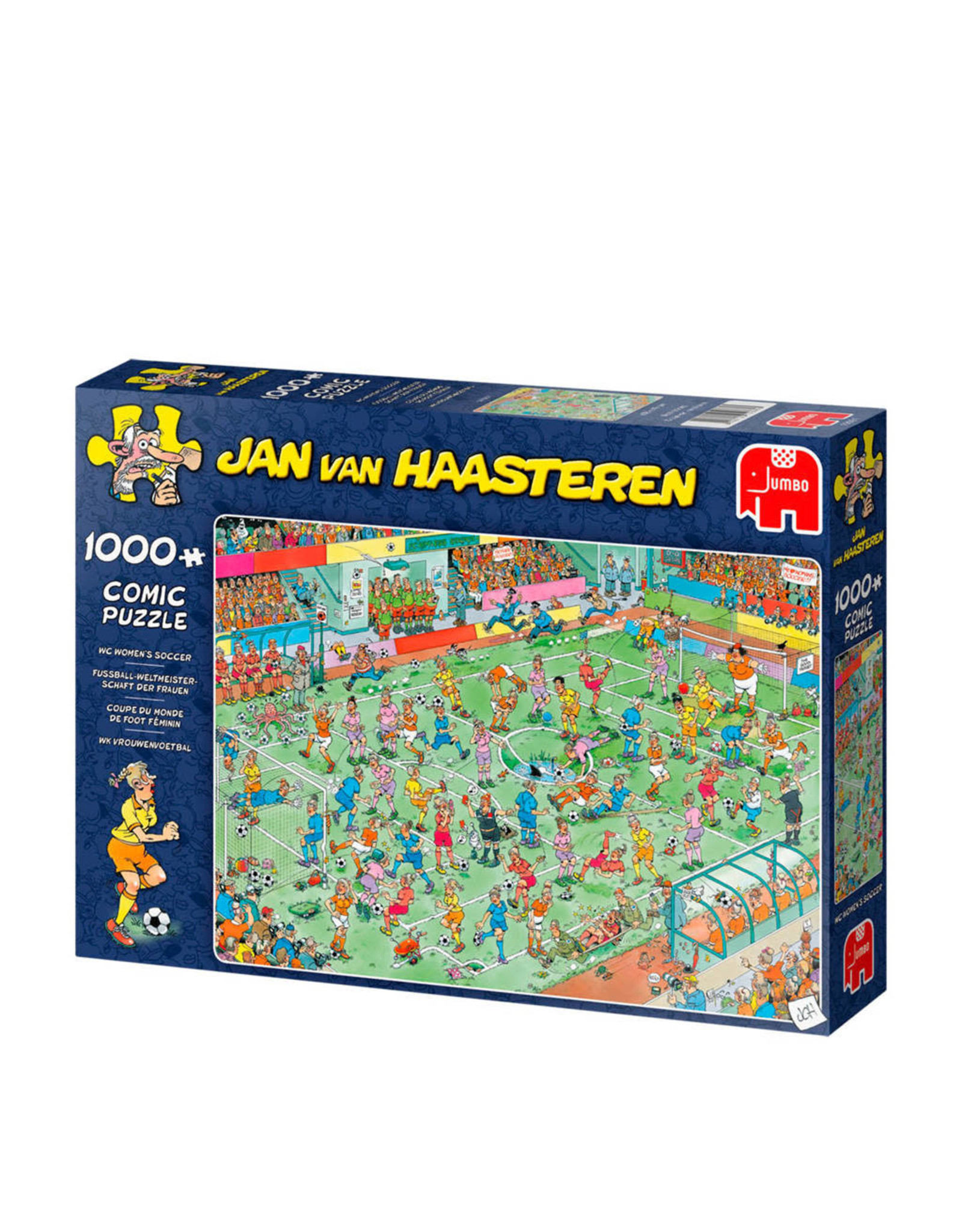 Jumbo Jumbo puzzel Jan van Haasteren 19091 WK Vrouwenvoetbal  1000 stukjes