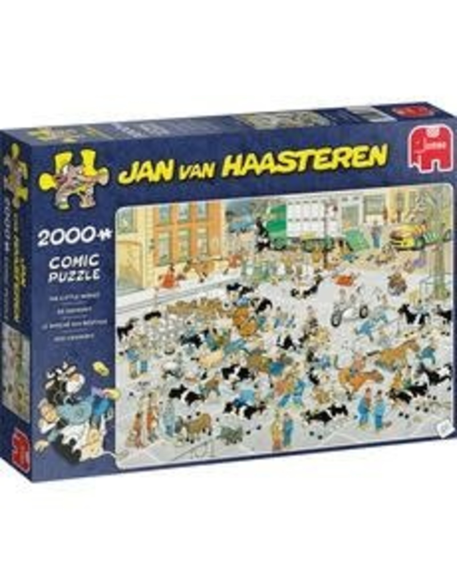 Jumbo Jumbo puzzel Jan van Haasteren 19078  De Veemarkt   2000 stukjes