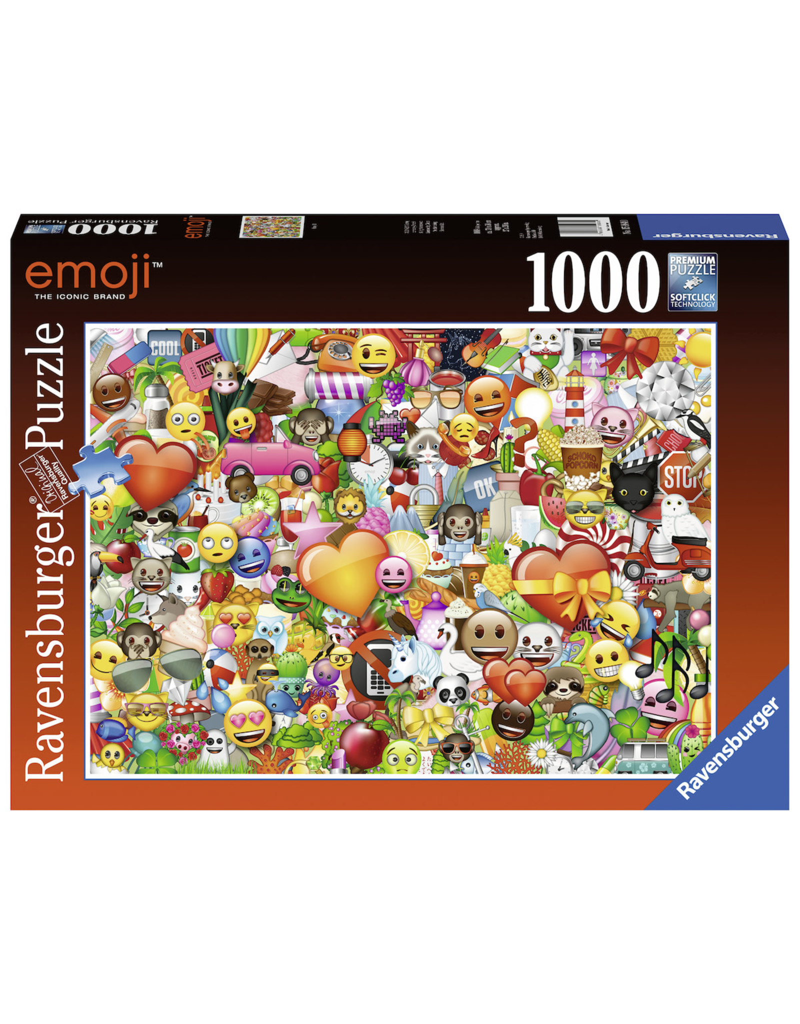 Ravensburger Ravensburger puzzel 159840  Emoji II 1000 stukjes