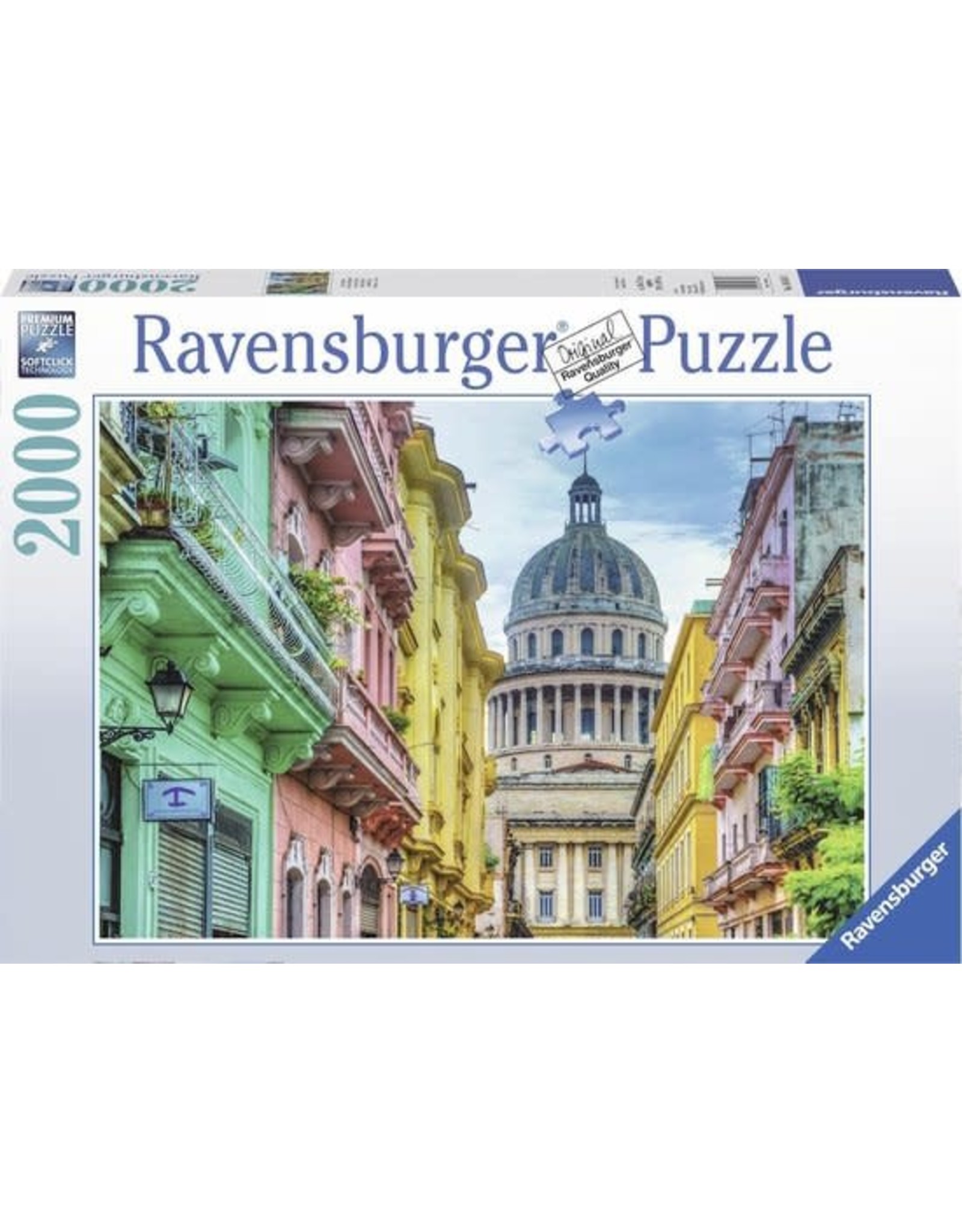 Ravensburger Ravensburger puzzel 166183 Kleurrijk Cuba 2000 stukjes