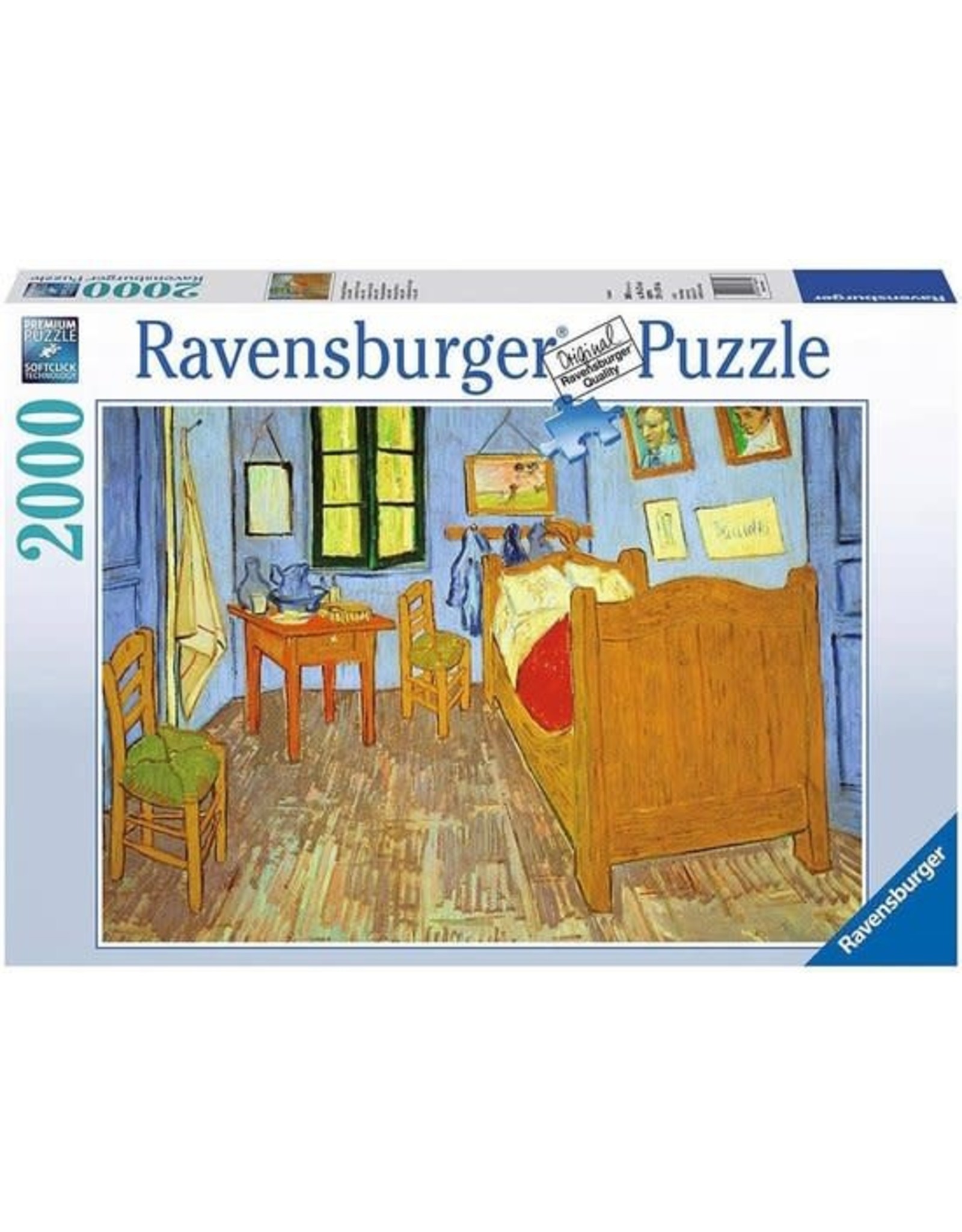 Ravensburger Ravensburger puzzel 166848 v Gogh's Slaapkamer In Arles, 1889  2000  stukjes