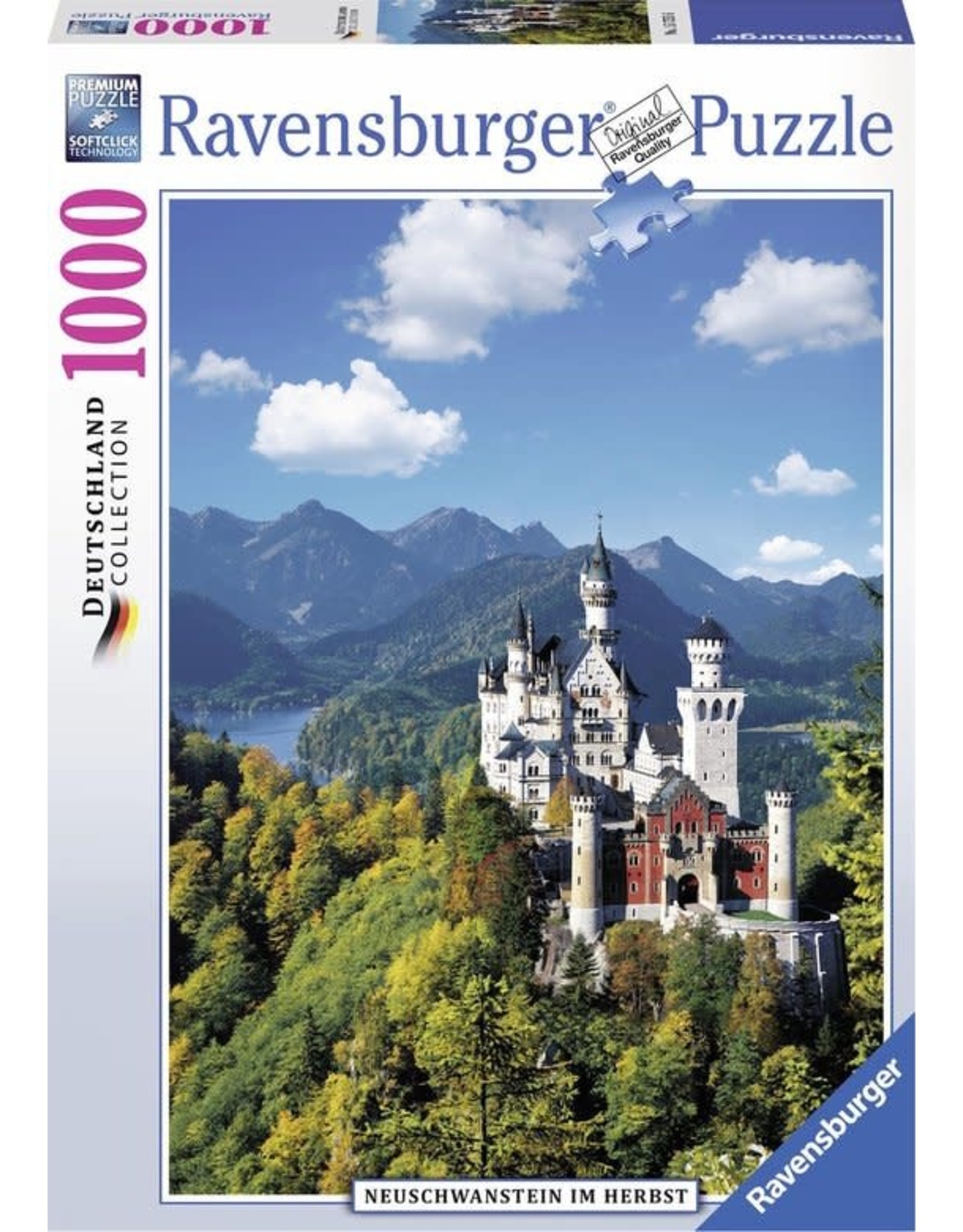 Ravensburger Ravensburger puzzel 157556  Neuschwanstein in de Herfst 1000 stukjes