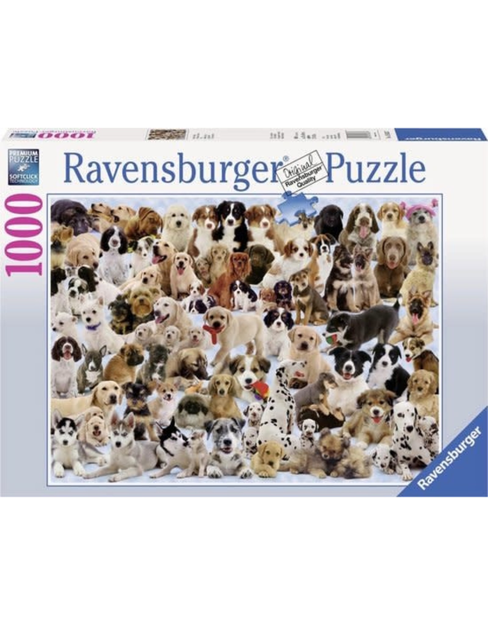 Ravensburger Ravensburger puzzel 156337 Hondencollage 1000 stukjes