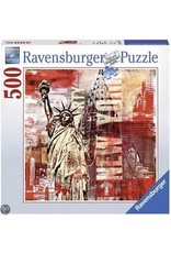 Ravensburger Ravensburger puzzel 152346 New York 500 Stukjes   Vierkant
