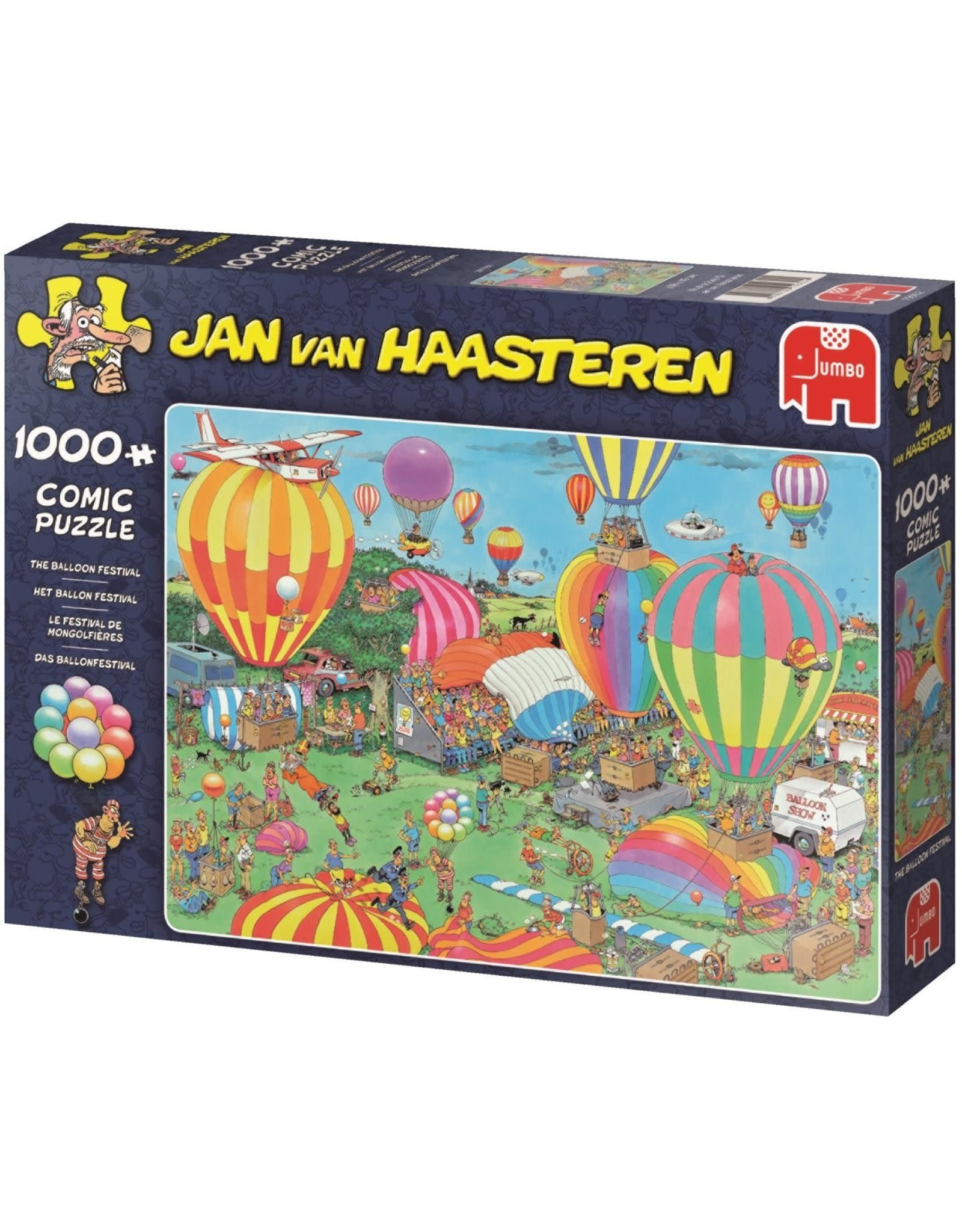 Jumbo Jumbo puzzel Jan van Haasteren 19052 Het Ballon Festival 1000 stukjes