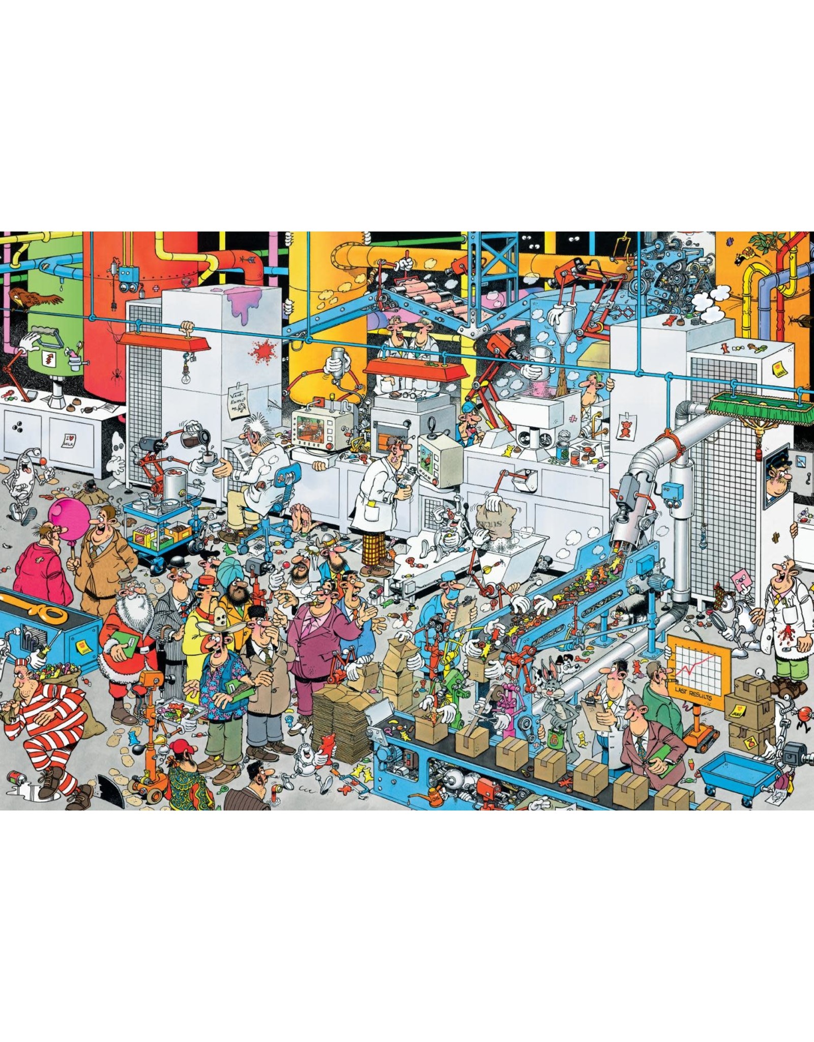 Jumbo Jumbo puzzel Jan van Haasteren 19025 Snoepfabriek 500 stukjes