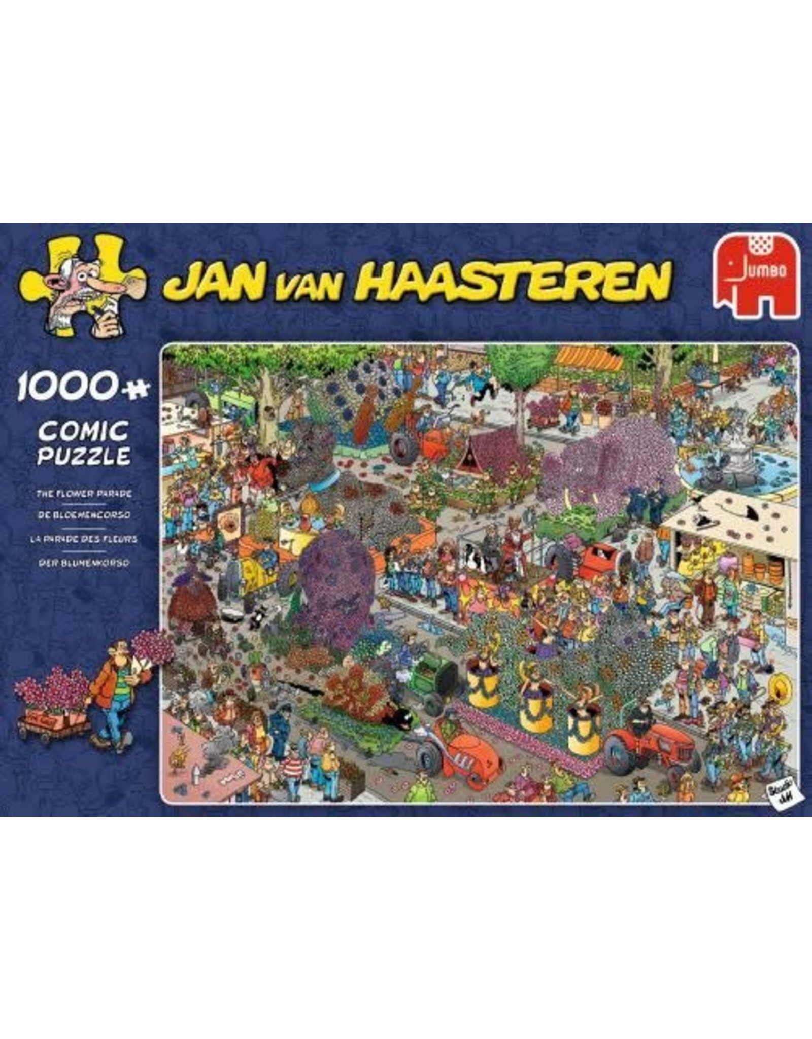 Jumbo Jumbo puzzel Jan van Haasteren 19071 De Bloemencorso1000 stukjes