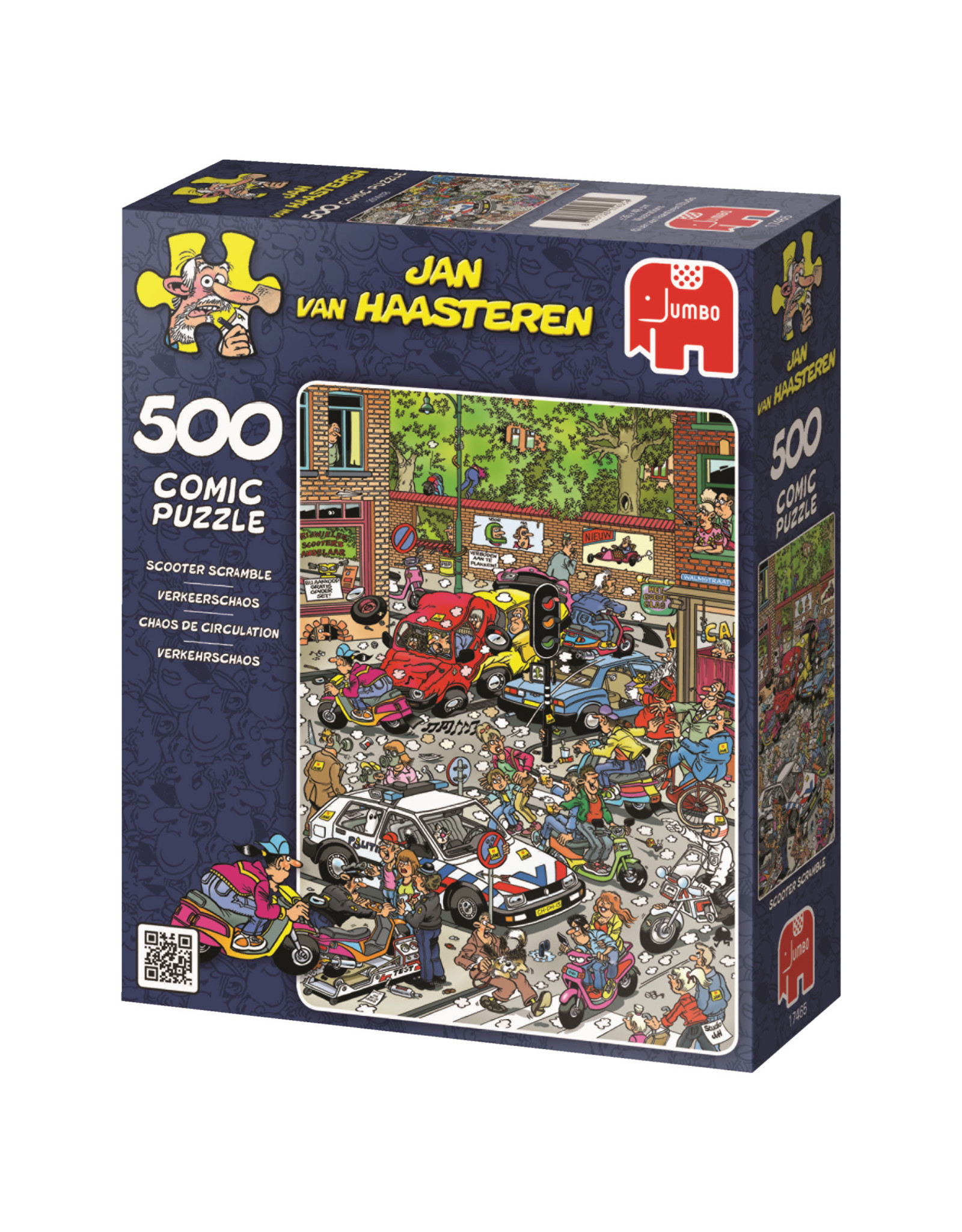 Jumbo Jumbo puzzel Jan van Haasteren17465 Verkeerschaos 500 stukjes