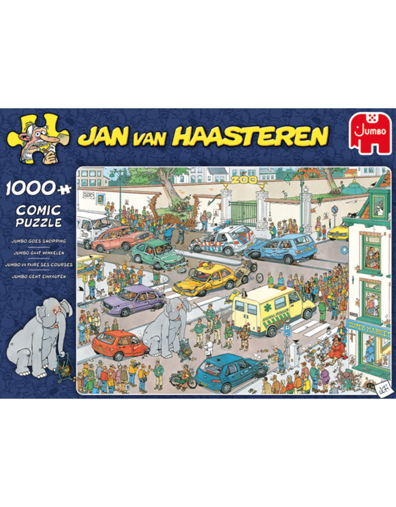 Jumbo Jumbo puzzel Jan van Haasteren 20028 Jumbo gaat winkelen 1000 stukjes