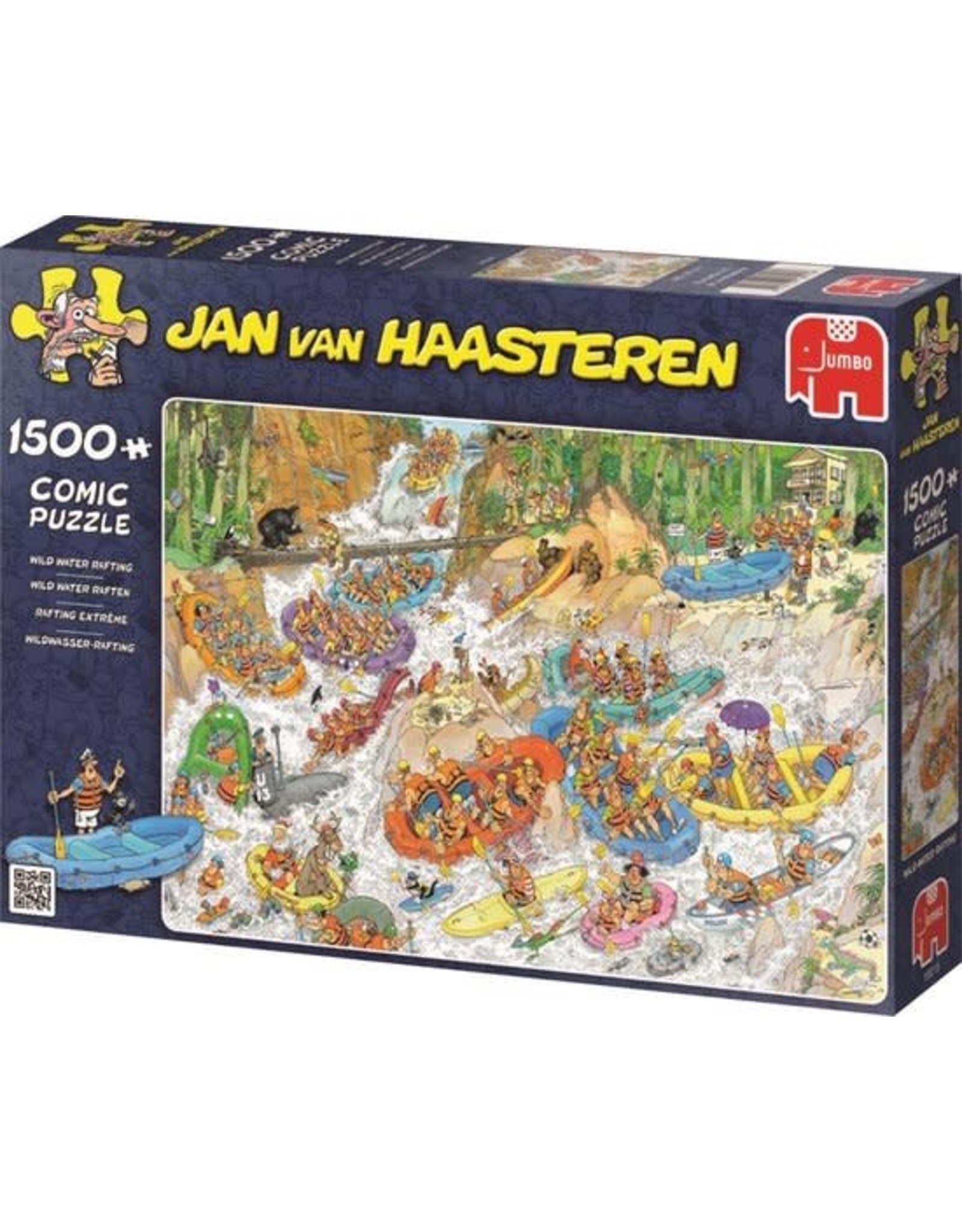 Jumbo Jumbo puzzel Jan van Haasteren 19015  Wild water raften 1500 stukjes