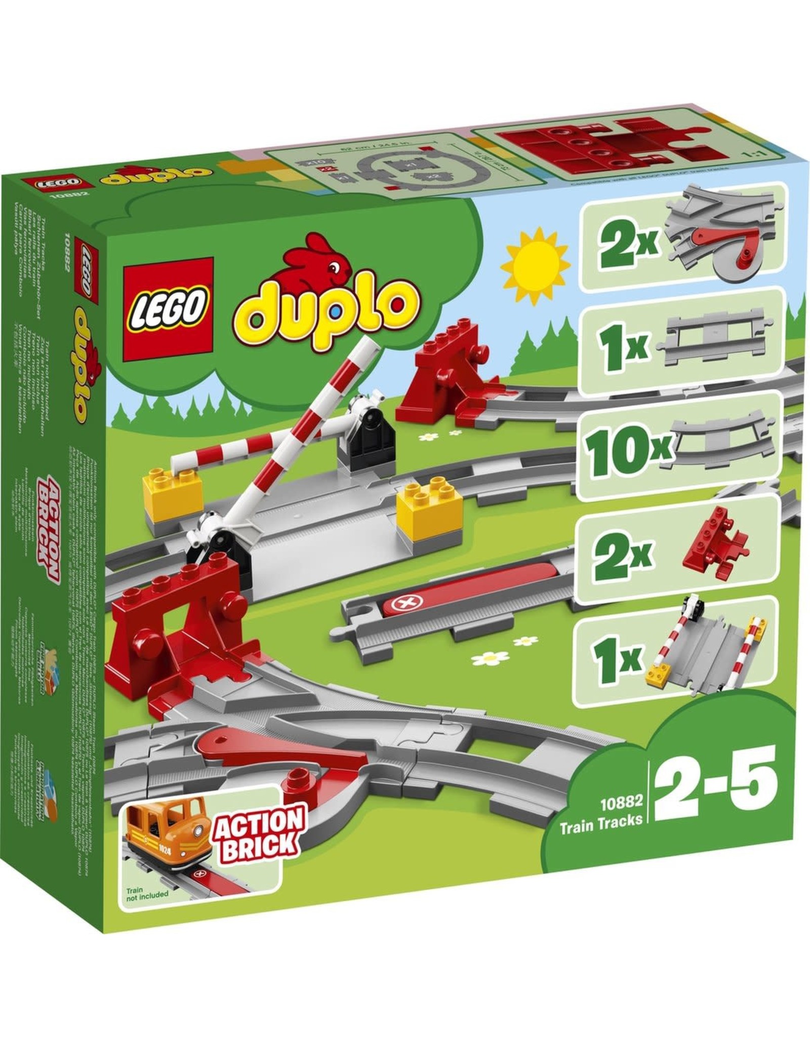 LEGO Lego Duplo 10882 Treinrails – Train Tracks