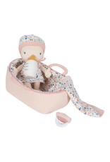 Little Dutch Little Dutch LD4528   Babypop Rosa  met reiswieg Little Dutch Little Dutch LD4528   Babypop Rosa  met reiswieg