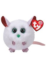 Ty Ty Teeny Puffies Kerst Brie de Witte Muis 10cm Ty Ty Teeny Puffies Kerst Brie de Witte Muis 10cm