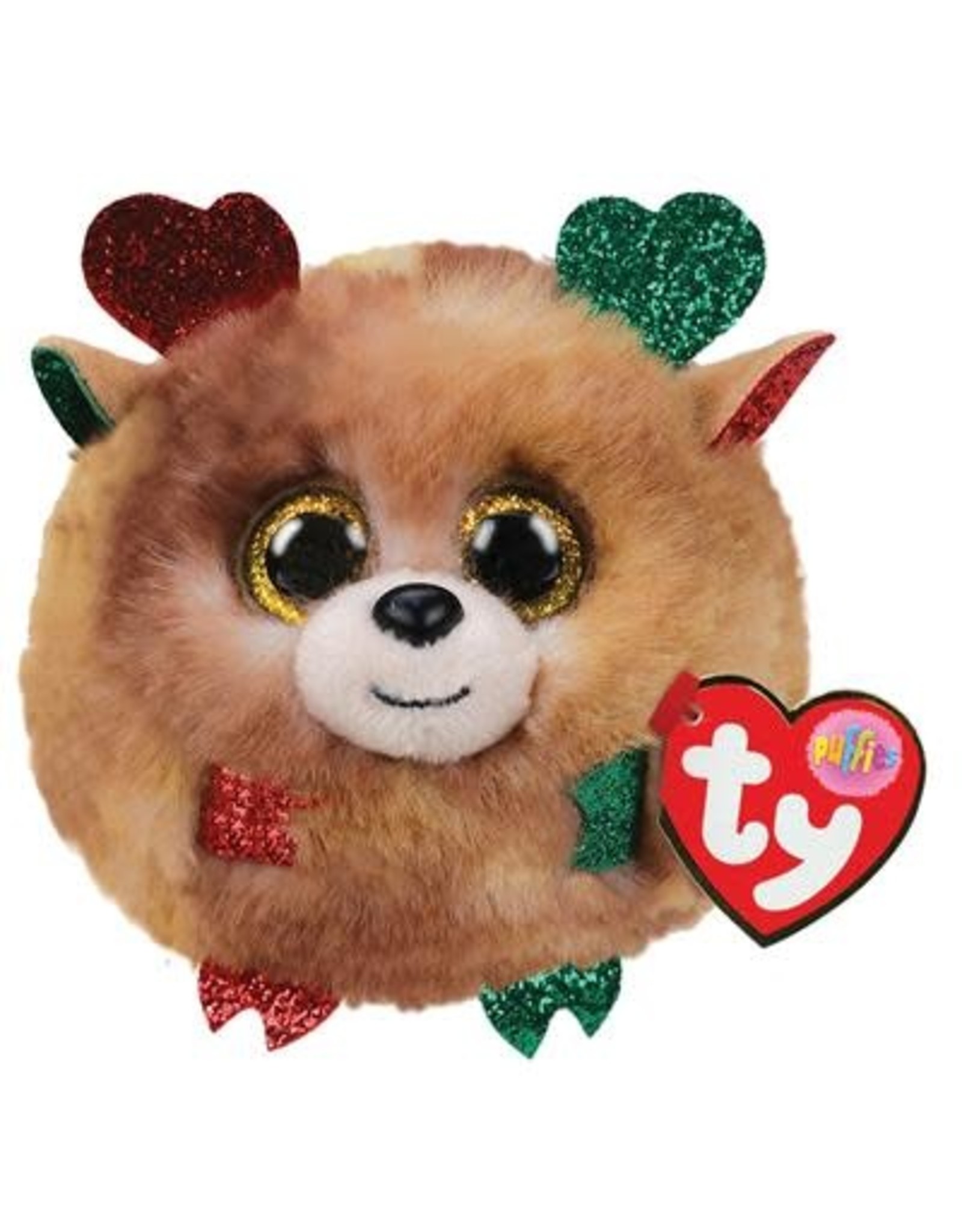 Ty Ty Teeny Puffies Kerst Fudge het Rendier 10cm