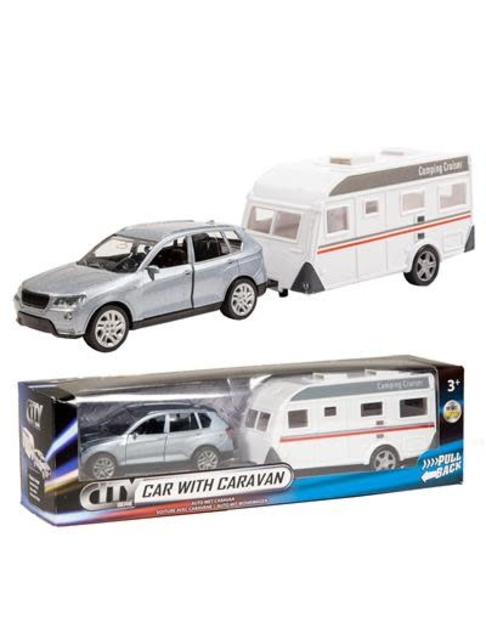 City City Auto met caravan - diecast