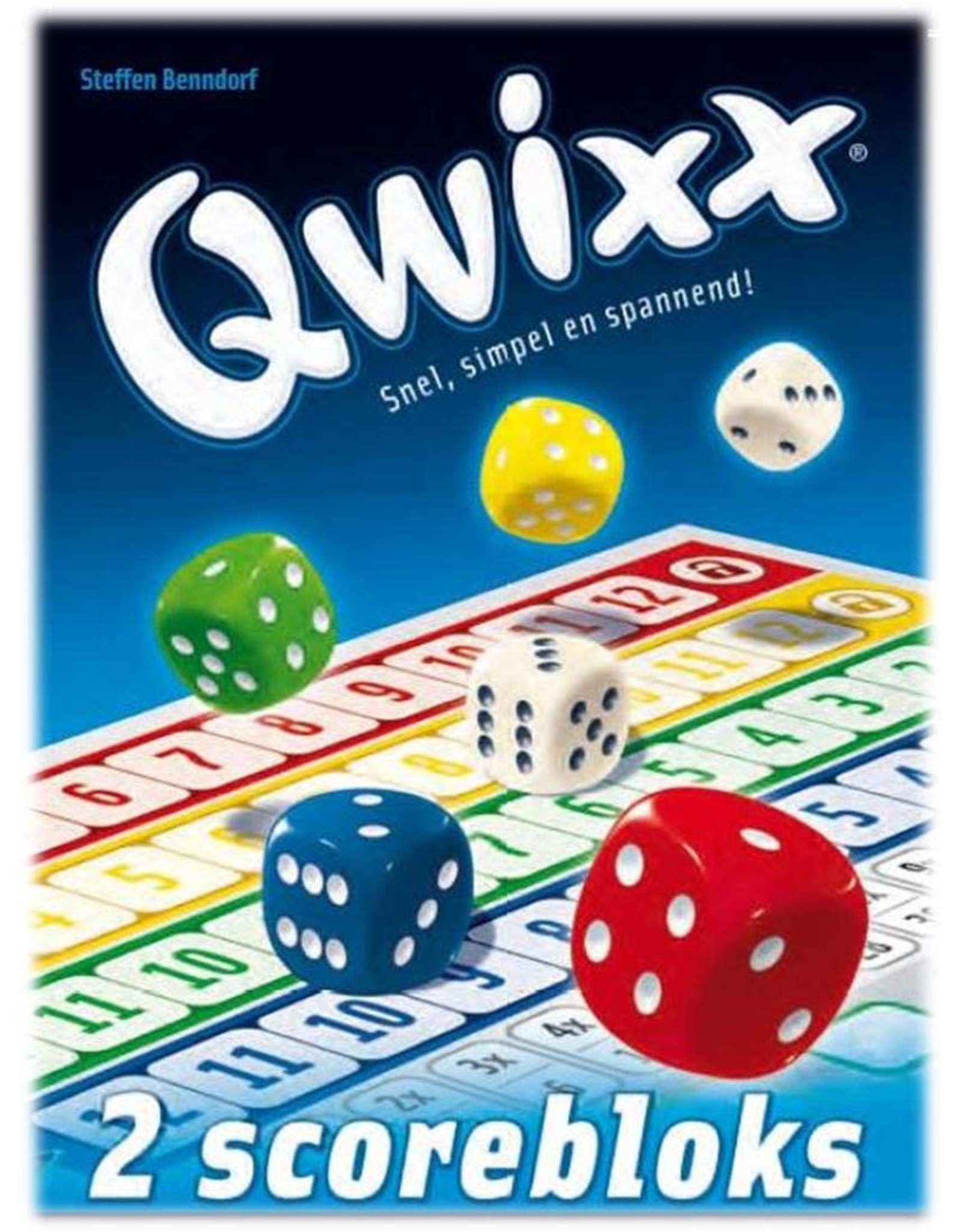 White Gobelin Games White Goblin Games Qwixx Bloks - (extra Scorebloks)
