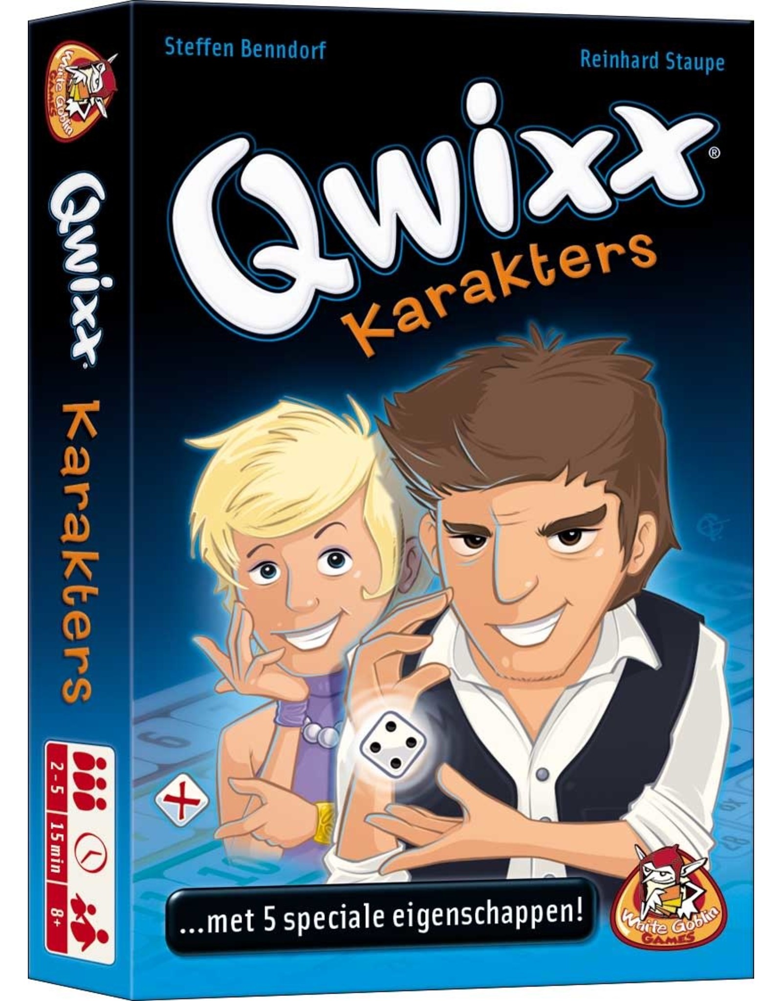 White Gobelin Games White Goblin Games Qwixx Karakters - Dobbelspel