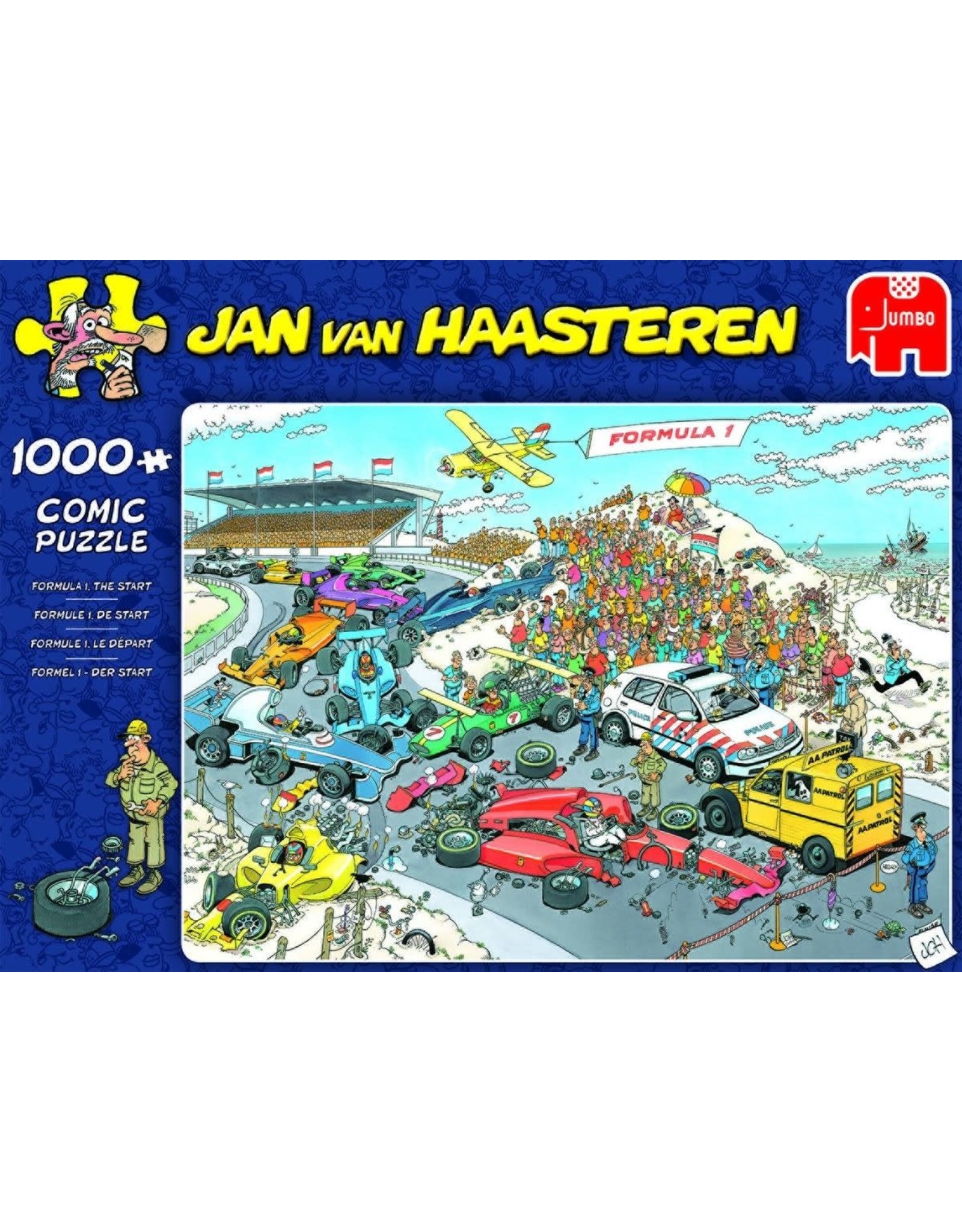Jumbo Jumbo puzzel Jan van Haasteren 19093 Formule 1 de Start 1000 stukjes