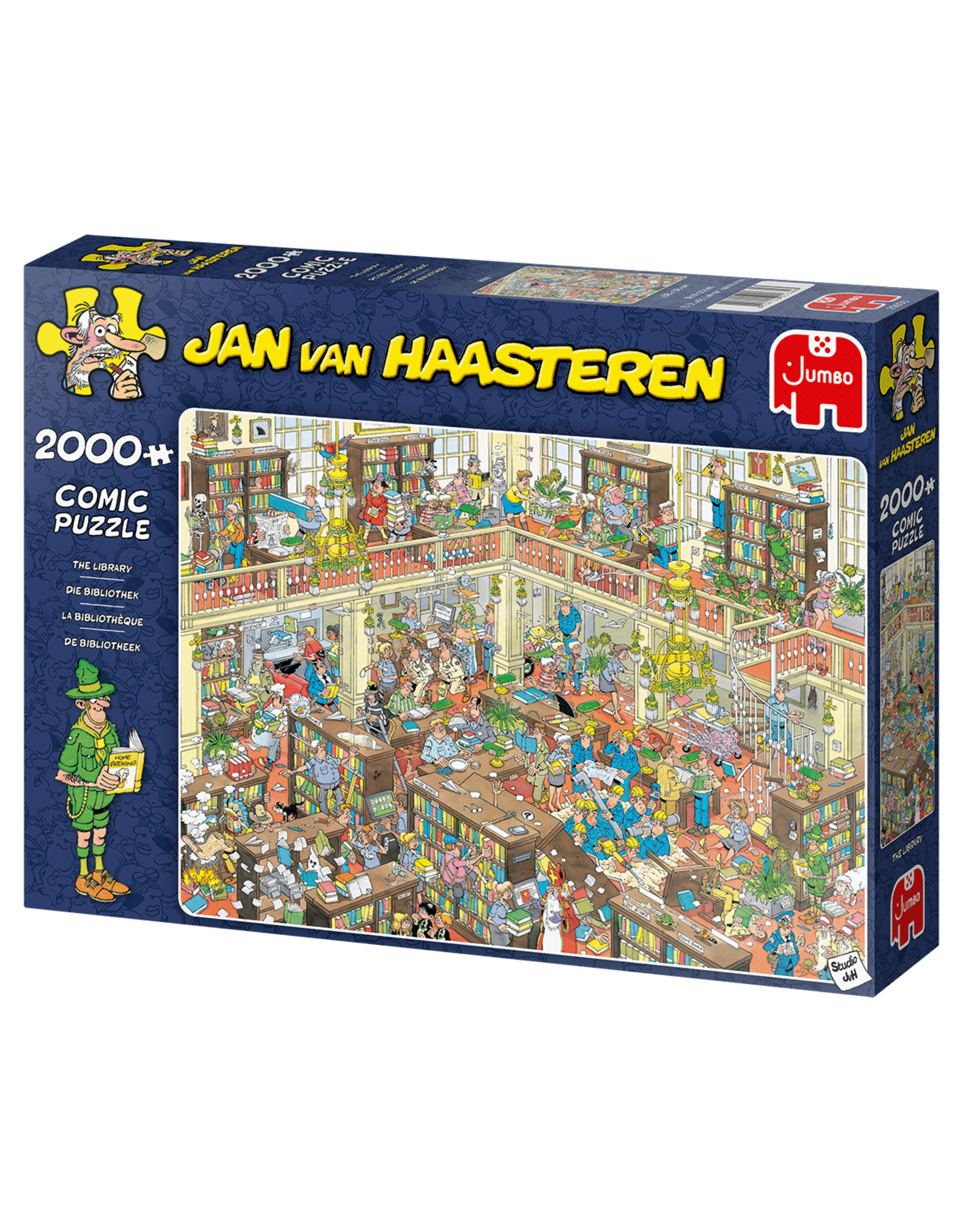 Jumbo Jumbo puzzel Jan van Haasteren 20030 De Bibliotheek 2000 stukjes