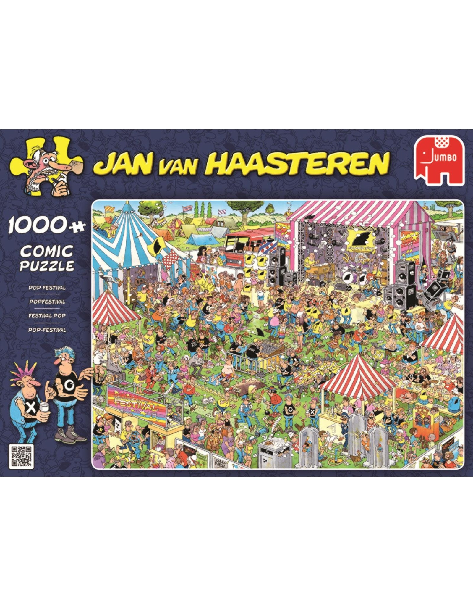 Jumbo Jumbo puzzel Jan van Haasteren  Popfestival 1000 stukjes