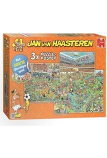 Jumbo Jumbo puzzel Jan vanHaasteren 19004 WK Voetbal  3in1 Nederland 1000 +750+500stukjes