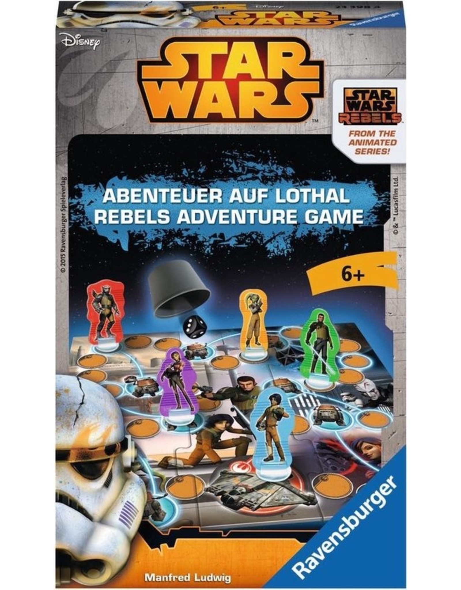 Ravensburger Ravensburger 233984 Star Wars: Rebels Adventure Game - Dobbelspel