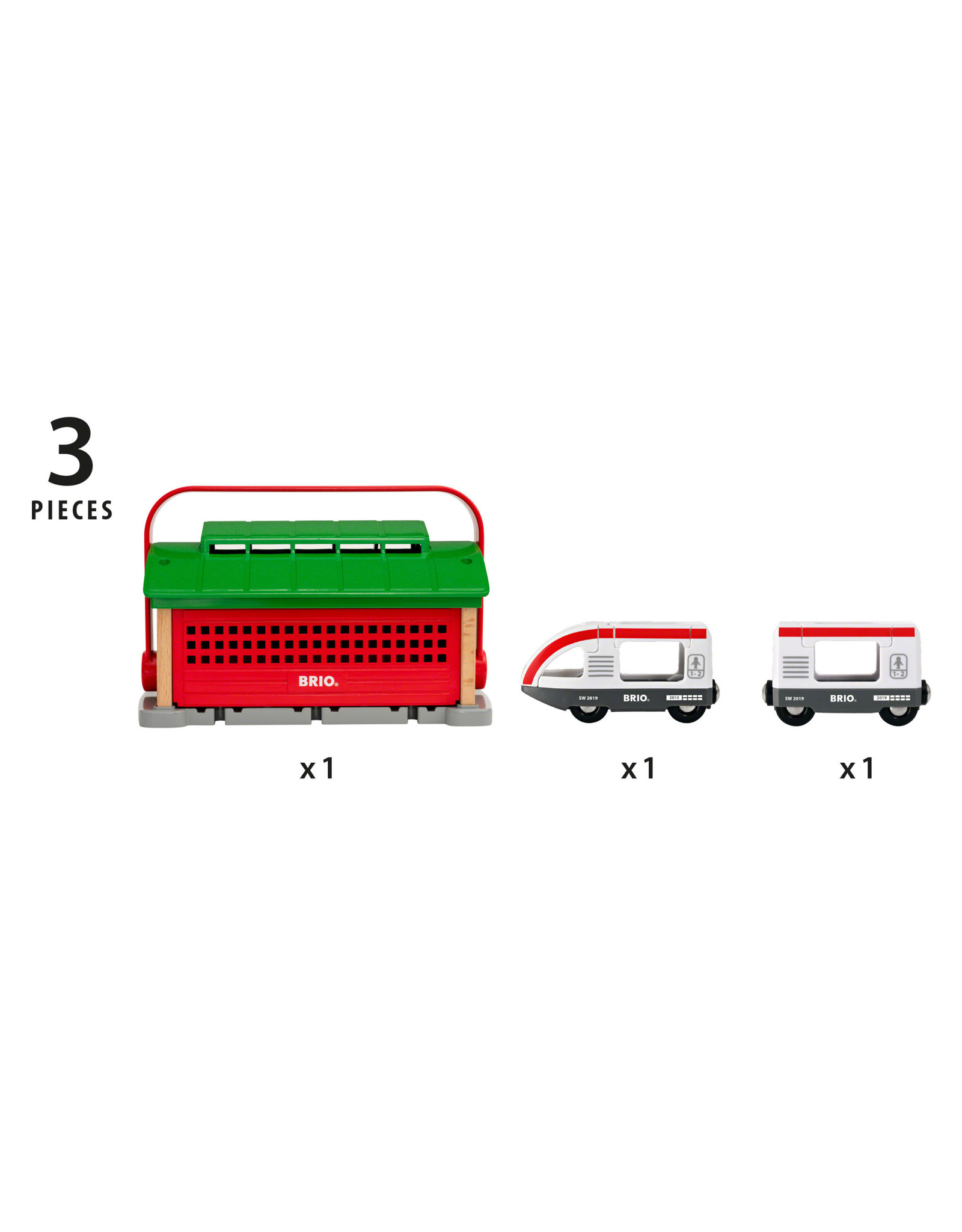 Brio Brio World 33474 Treingarage met Handvat -  Train Garage with Handle