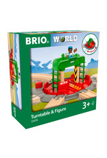 Brio Brio World 33476  Draaitafel en Figuur - Turntable & figure