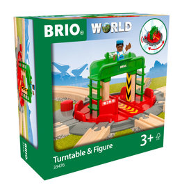 Brio Brio World 33476  Draaitafel en Figuur - Turntable & figure