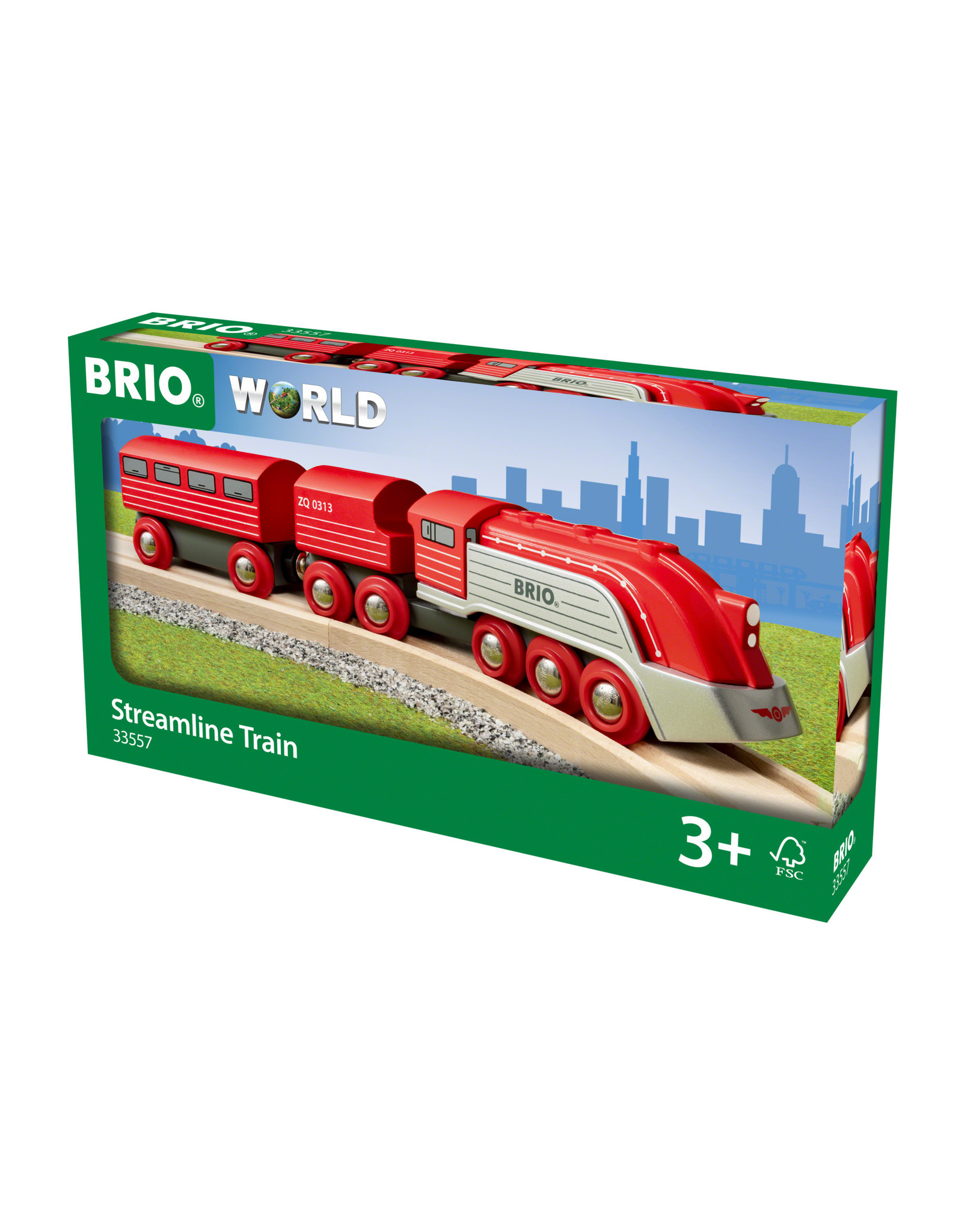 Brio Brio World 33557 Rode Hogesnelheidstrein -  Streamline Train