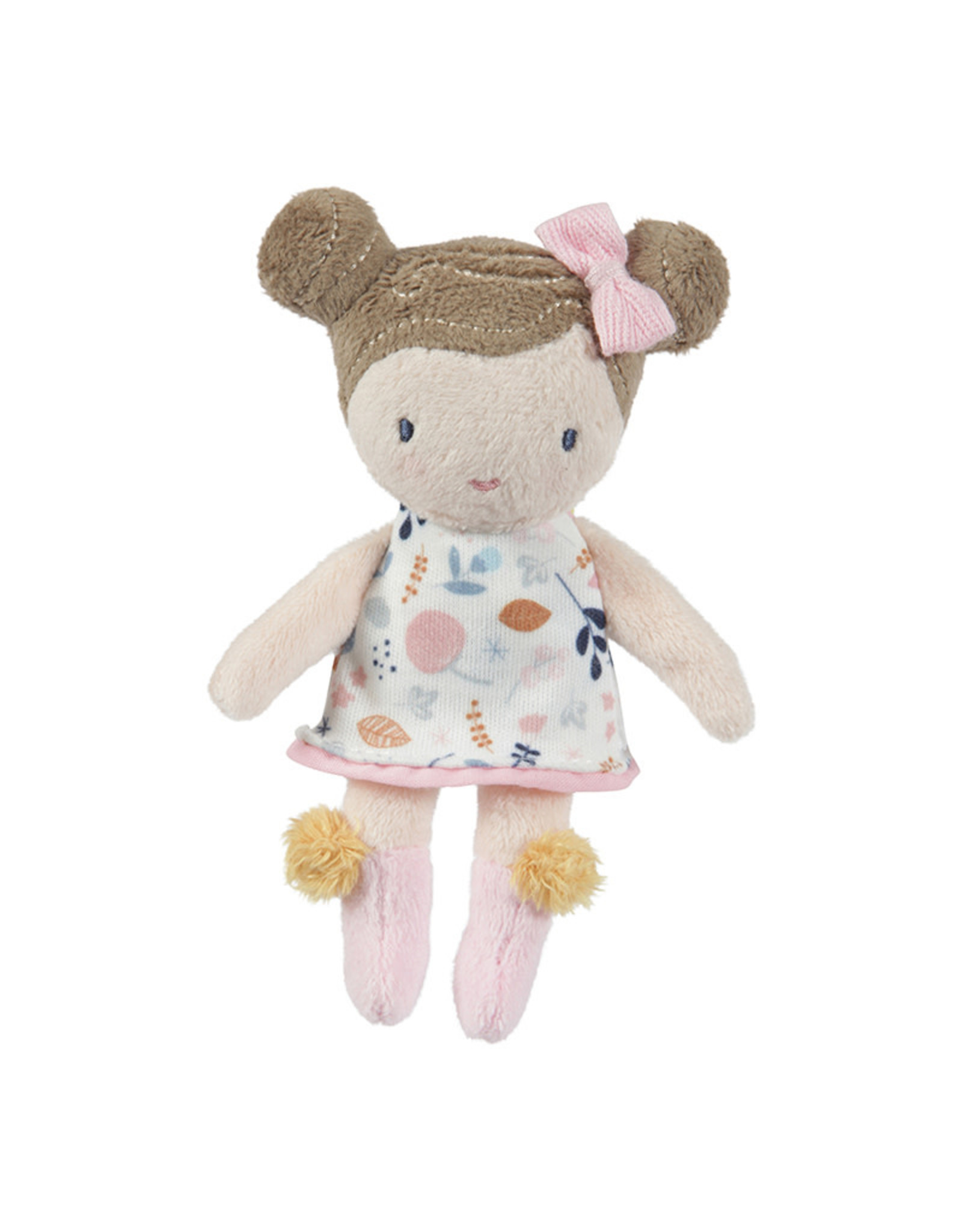 Little Dutch Little Dutch Knuffelpop Rosa, 10 cm