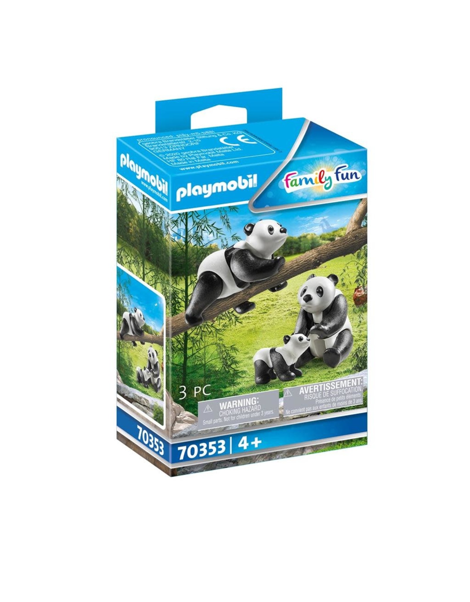 Playmobil Playmobil Family Fun 70353 2 Panda's met Baby