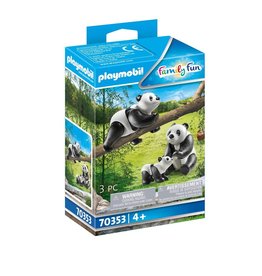 Playmobil Playmobil Family Fun 70353 2 Panda's met Baby