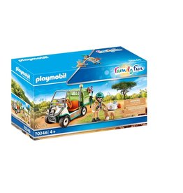 Playmobil Playmobil Family Fun 70346 Dierenverzorger met Voertuig