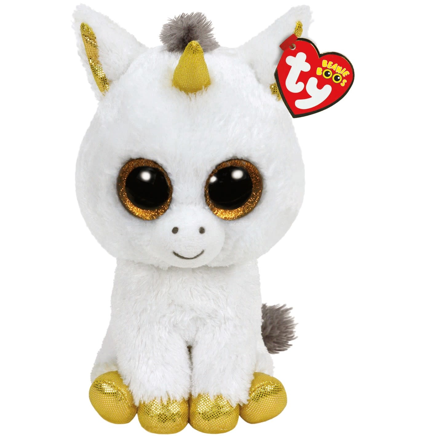Ty Beanie Boo's XL Pegasus de Witte Eenhoorn 42cm Marja's Shop