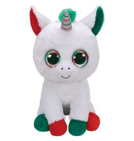 Ty Ty Beanie Boo's XL Kerst Candy Cane de Witte Eenhoorn 42cm