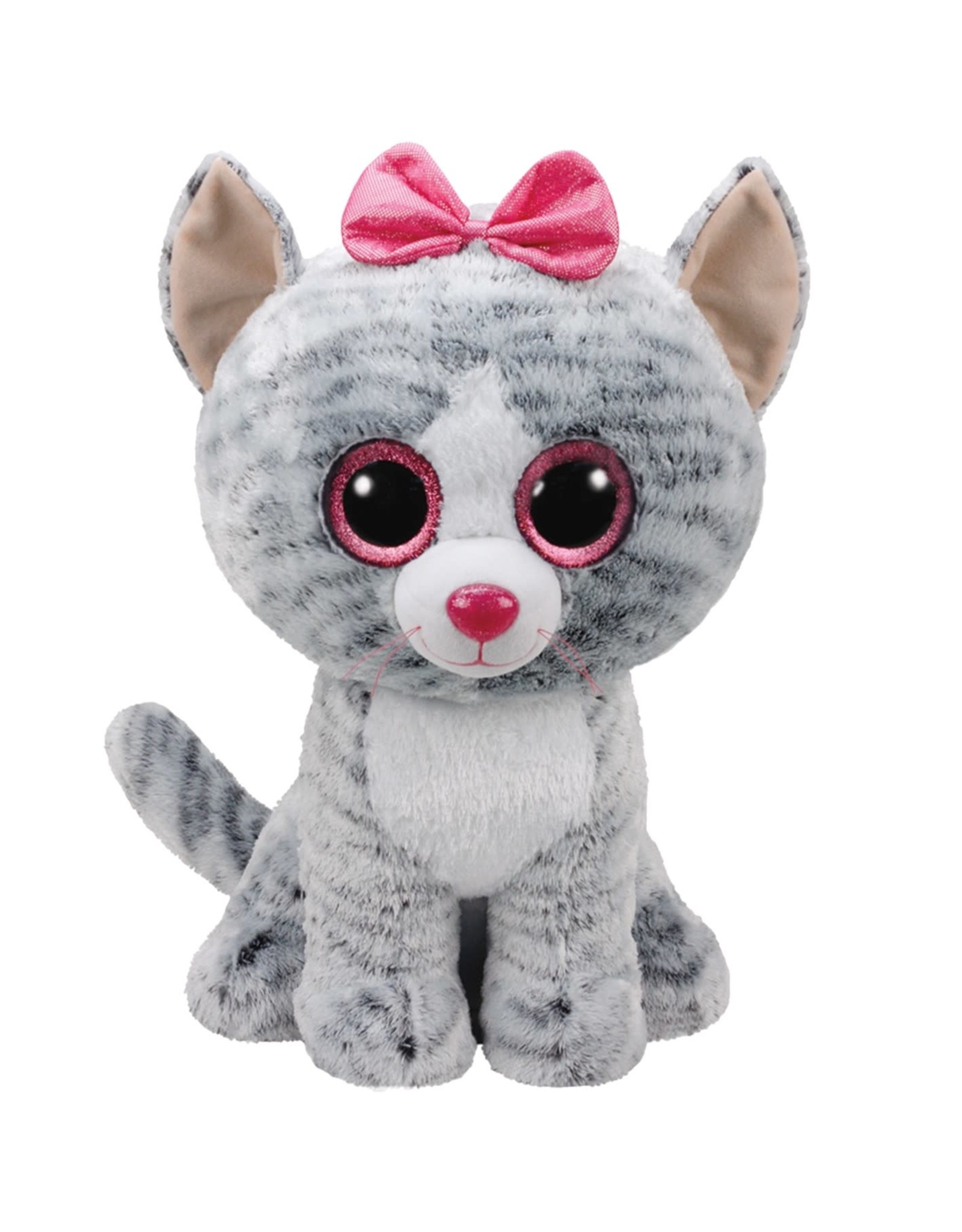 Ty Ty Beanie Boo’s XL Kiki de Grijze Kat 42cm