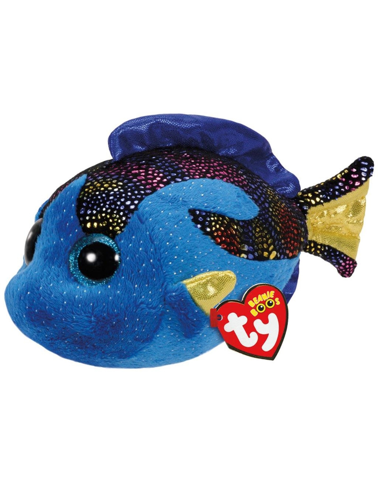 Ty Ty Beanie Boo's XL Aqua de Blauwe Vis 42cm