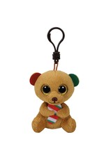 Ty Ty Boo's Clip Kerst Bella de Bruine Beer Ty Ty Boo's Clip Kerst Bella de Bruine Beer